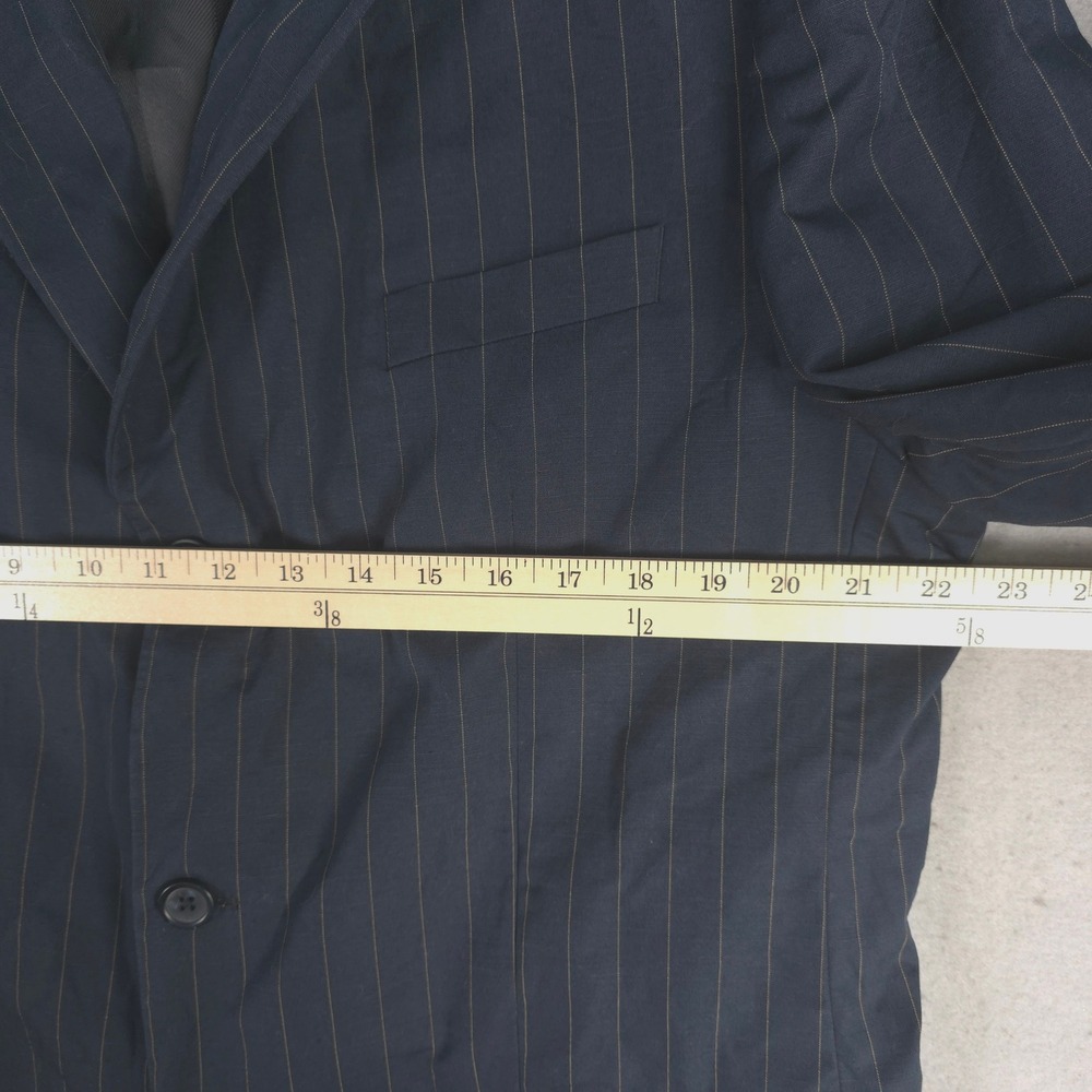 Banana Republic Pinstripe Blazer‎ Business Casual Jacket 46L - Picture 7 of 10